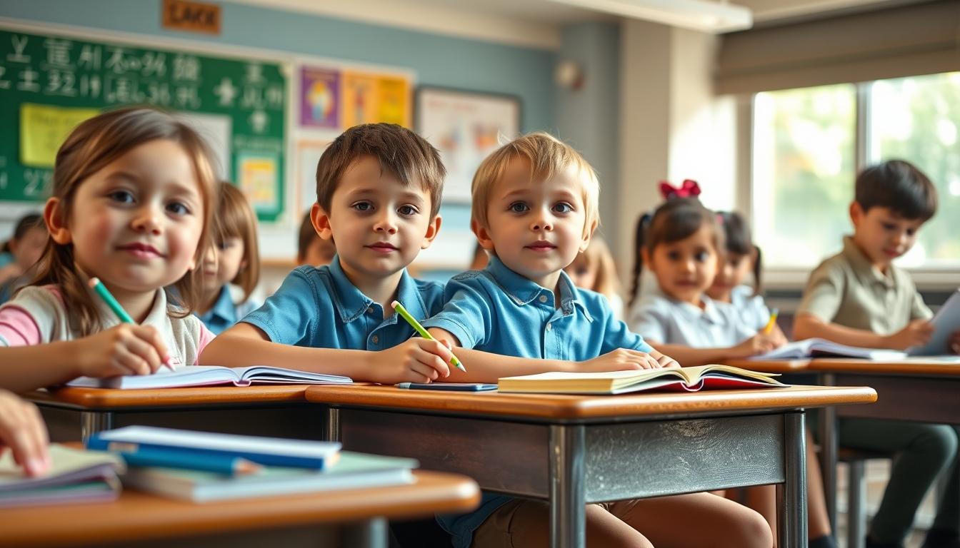 Student using learning strategies while studying